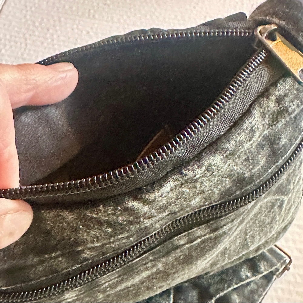 Multicolor Patchwork Small Crossbody Bag - image 5